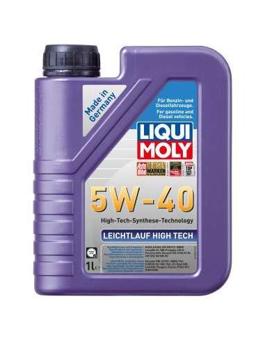Aceite de motor Liqui Moly 3863 - LEICHTLAUF HIGH TECH 5W40 1L Leichtlauf High Tech 5W-40