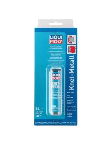 Cartucho, termopegado Liqui Moly 6187 - LIQUI KNET-METALL 56G Knet-Metall