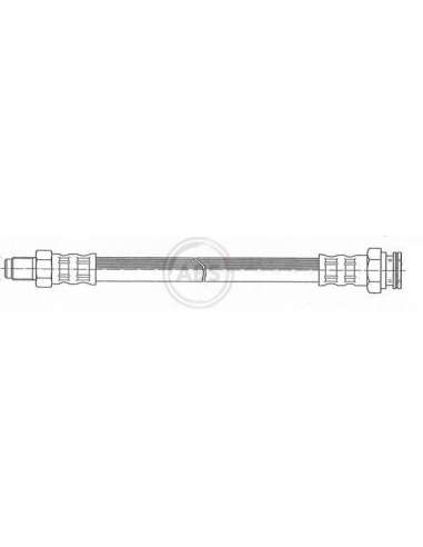 Tubo flexible de frenos Abs SL 3980 - TUBO DE FRENO MITSUBISHI