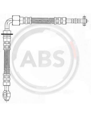 Tubo flexible de frenos Abs SL 4085 - TUBO DE FRENO TOYOTA
