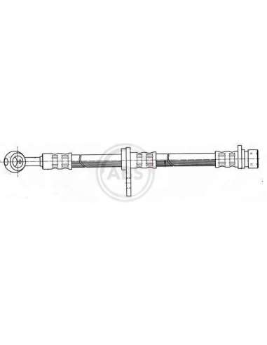 Tubo flexible de frenos Abs SL 4148 - TUBO DE FRENO ROVER/HONDA
