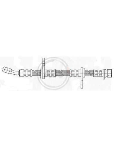 Tubo flexible de frenos Abs SL 4205 - TUBO DE FRENO HONDA
