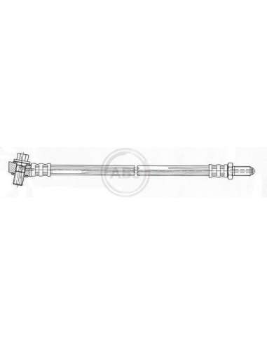 Tubo flexible de frenos Abs SL 5034 - TUBO DE FRENO DAIMLER/JAGUAR