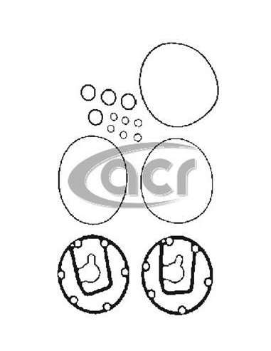 Juego de juntas, compresor A.c.r 151048 - JUEGO JUNTAS Y TORICAS NP 6P134