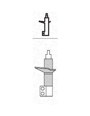 Amortiguador Del. Magneti Marelli 351873070000 - AMORTIGUADOR OPEL CORSA B 93-- KIT