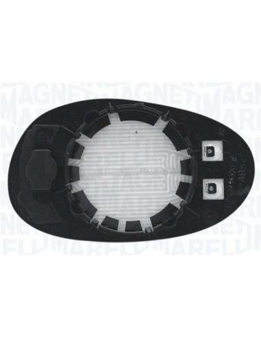 Cristal de espejo, retrovisor exterior Der. Magneti Marelli 350319520460 - Cristal espejo retrovisor elÃ©ctrico  convexo...
