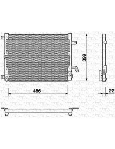 Condensador, aire acondicionado Magneti Marelli 350203122000 - Condensador A.A.
