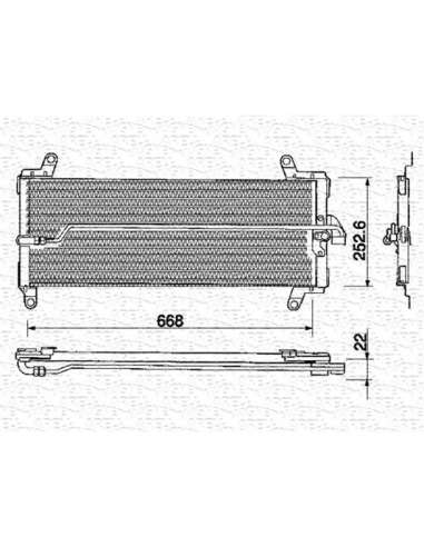 Condensador, aire acondicionado Magneti Marelli 350203129000 - Condensador A.A.