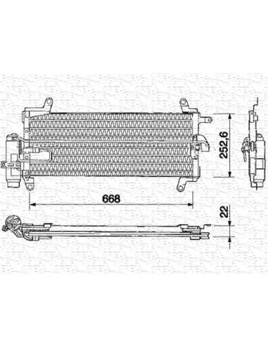 Condensador, aire acondicionado Magneti Marelli 350203136000 - Condensador A.A.