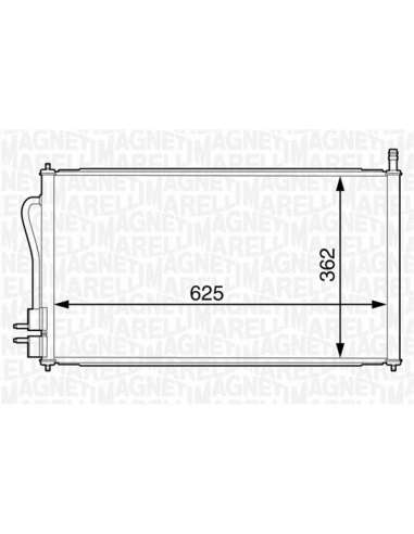 Condensador, aire acondicionado Magneti Marelli 350203228000 - Condensador A.A.