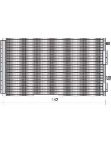 Condensador, aire acondicionado Magneti Marelli 350203433000 - Condensador A.A.