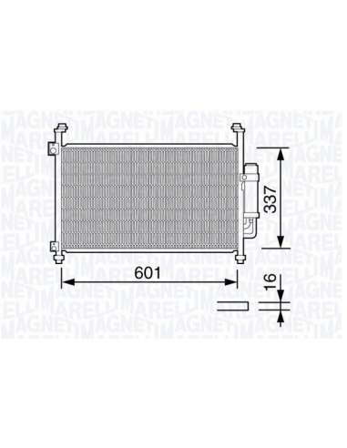 Condensador, aire acondicionado Magneti Marelli 350203664000 - Condensador A.A.