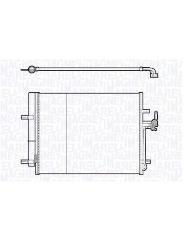 Condensador, aire acondicionado Magneti Marelli 350203712000 - Condensador A.A.