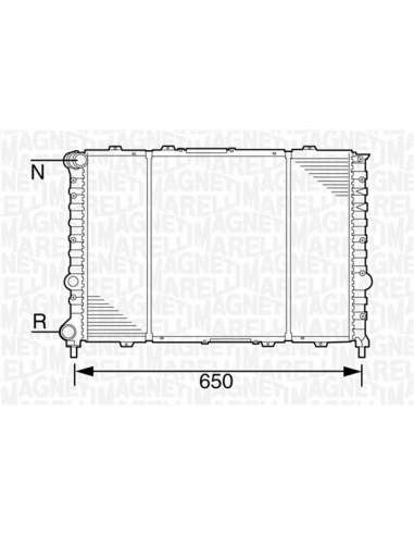 Radiador, refrigeración del motor Magneti Marelli 350213100600 - Radiador motor