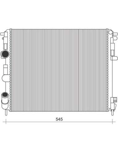 Radiador, refrigeración del motor Magneti Marelli 350213103500 - Radiador motor