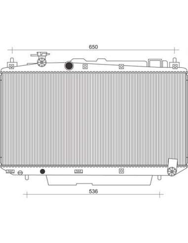 Radiador, refrigeración del motor Magneti Marelli 350213104100 - Radiador motor