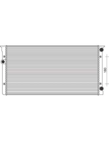 Radiador, refrigeración del motor Magneti Marelli 350213104400 - Radiador motor