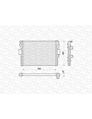 Radiador, refrigeración del motor Magneti Marelli 350213170000 - Radiador motor