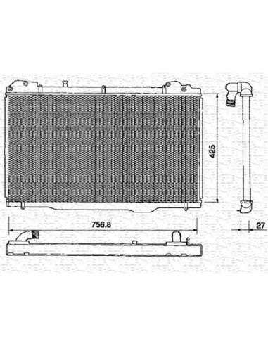 Radiador, refrigeración del motor Magneti Marelli 350213378000 - Radiador motor