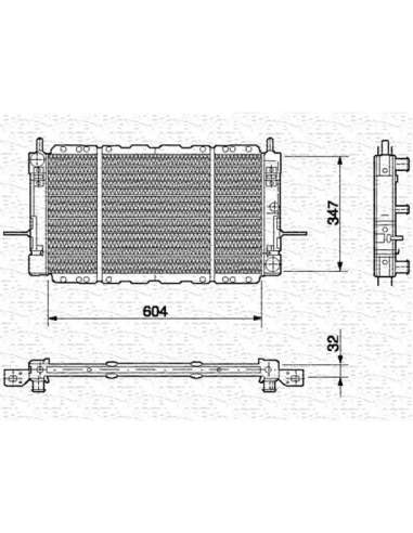 Radiador, refrigeración del motor Magneti Marelli 350213496000 - Radiador motor