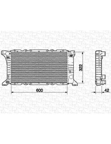 Radiador, refrigeración del motor Magneti Marelli 350213513000 - Radiador motor
