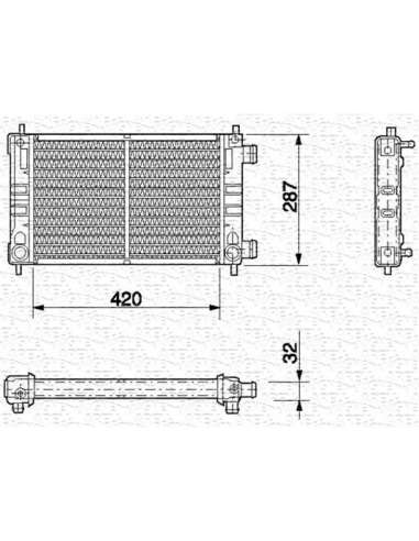 Radiador, refrigeración del motor Magneti Marelli 350213580000 - Radiador motor