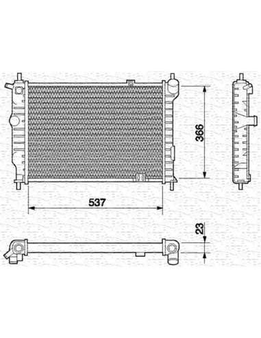 Radiador, refrigeración del motor Magneti Marelli 350213585000 - Radiador motor