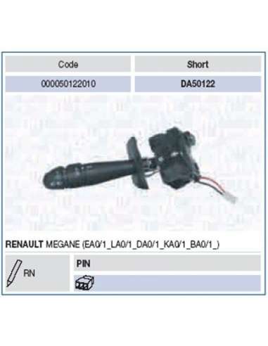 Conmutador en la columna de dirección Magneti Marelli 000050122010 - Conmutador luces CLASSIC