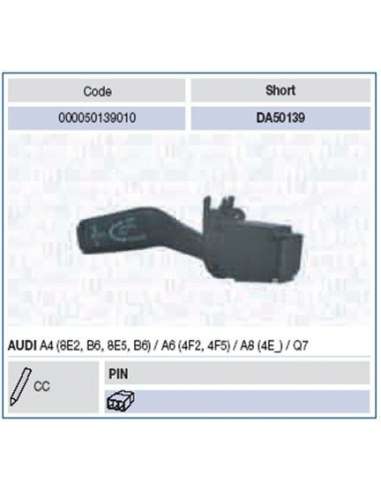 Conmutador en la columna de dirección Magneti Marelli 000050139010 - Conmutador completo CLASSIC