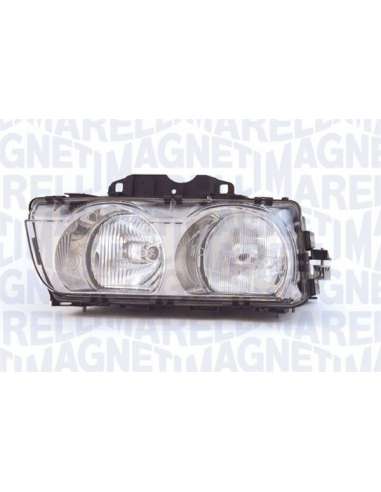Faro principal Der. Magneti Marelli 710301170204 - Proyector principal H7+H1 cromado D ch. Lucas