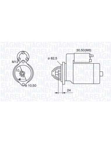 Motor de arranque Magneti Marelli 063521090680 - Motor de arranque nuevo