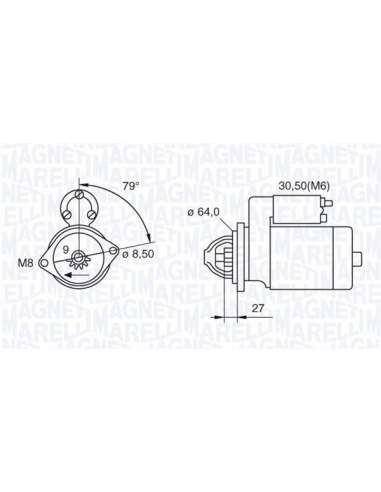 Motor de arranque Magneti Marelli 063521074370 - Motor de arranque nuevo