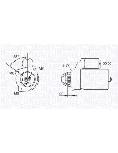 Motor de arranque Magneti Marelli 063112003010 - Motor de arranque nuevo