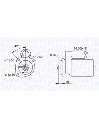 Motor de arranque Magneti Marelli 063521214080 - Motor de arranque nuevo