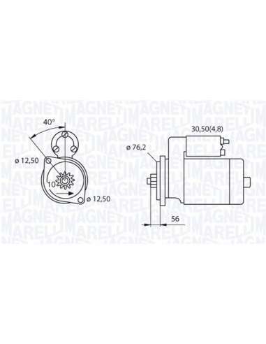 Motor de arranque Magneti Marelli 063521230180 - Motor de arranque nuevo