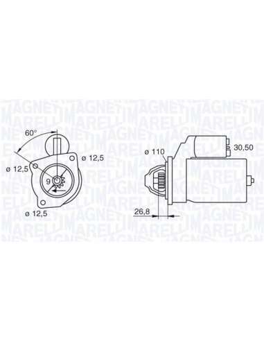 Motor de arranque Magneti Marelli 063216731010 - Motor de arranque nuevo