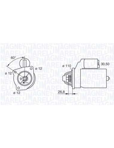 Motor de arranque Magneti Marelli 063216831010 - Motor de arranque nuevo