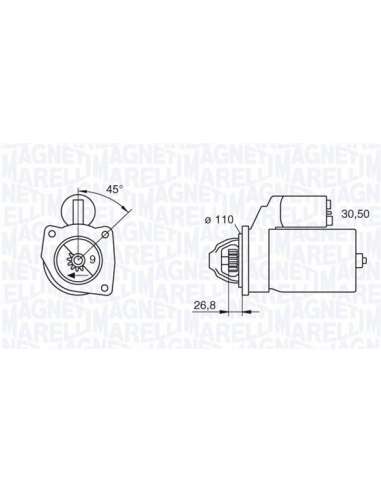 Motor de arranque Magneti Marelli 063216833010 - Motor de arranque nuevo