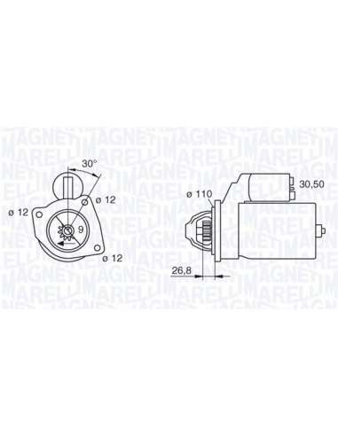 Motor de arranque Magneti Marelli 063216896010 - Motor de arranque nuevo