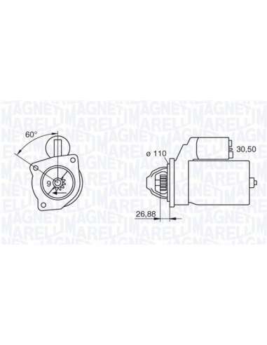 Motor de arranque Magneti Marelli 063217121010 - Motor de arranque nuevo