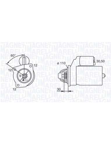 Motor de arranque Magneti Marelli 063217126010 - Motor de arranque nuevo