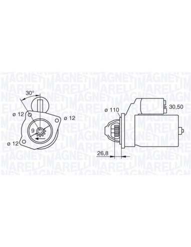 Motor de arranque Magneti Marelli 063217154010 - Motor de arranque nuevo