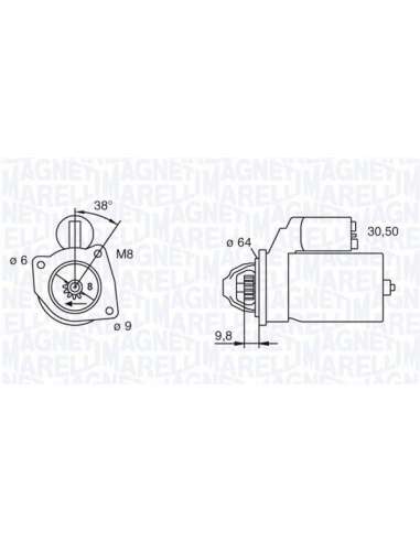 Motor de arranque Magneti Marelli 063101018010 - Motor de arranque nuevo