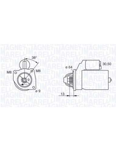 Motor de arranque Magneti Marelli 063101021010 - Motor de arranque nuevo