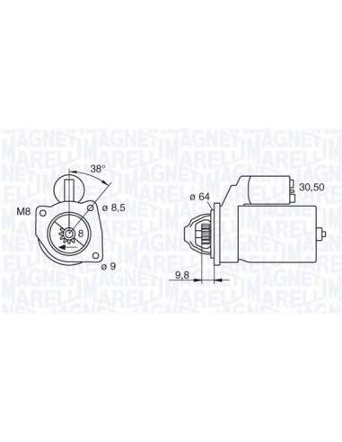 Motor de arranque Magneti Marelli 063102022010 - Motor de arranque nuevo