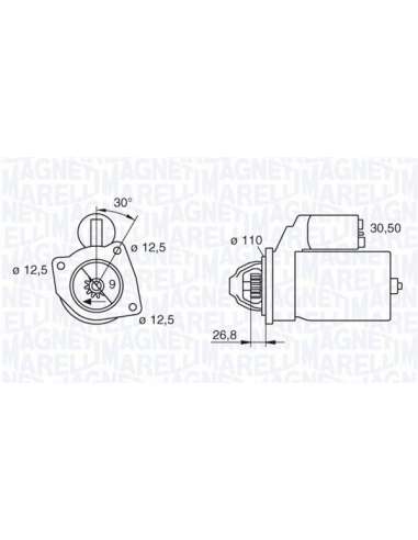 Motor de arranque Magneti Marelli 063216741010 - Motor de arranque nuevo