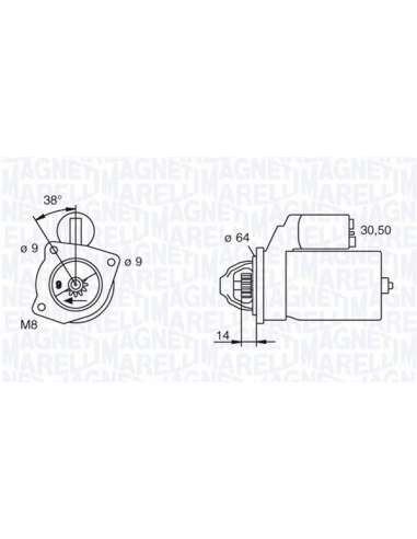 Motor de arranque Magneti Marelli 063102003010 - Motor de arranque nuevo