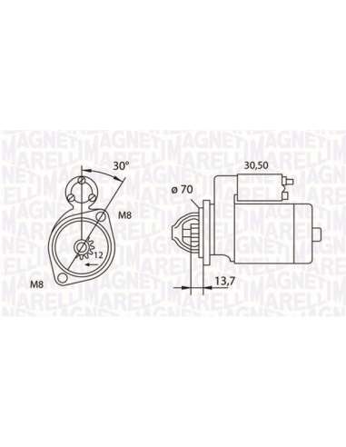 Motor de arranque Magneti Marelli 063191007010 - Motor de arranque nuevo