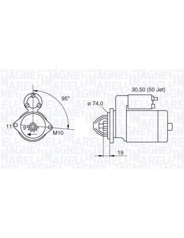 Motor de arranque Magneti Marelli 063280048010 - Motor de arranque nuevo