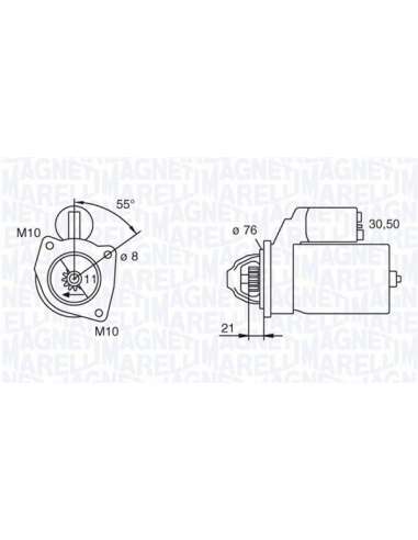 Motor de arranque Magneti Marelli 063193001010 - Motor de arranque nuevo